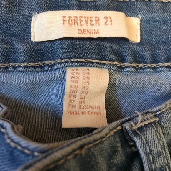 NWT Forever 21 Low Rise Skinny Light Denim Jeans - Picture 5 of 8